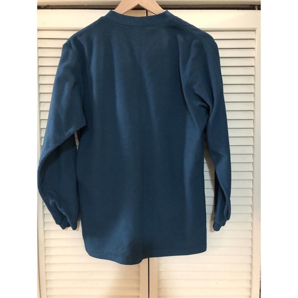 Vintage Early Winters Fleece Jacket Women’s Size Medium Blue 3/4 Snaps - Picture 5 of 5